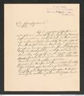 k.k. naturhistorisches Hofmuseum, Intendanzakten 1885-1896 (Hauer), Aktenzahl Z.512/1891, Seite 1